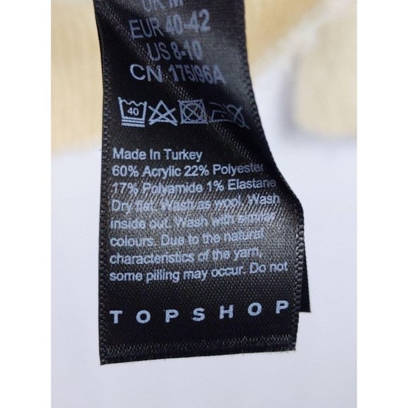 Topshop V-neck Oatmeal Beige Sweater - Picture 9 of 15